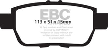 Load image into Gallery viewer, EBC 09-14 Acura TL 3.5 Ultimax2 Rear Brake Pads