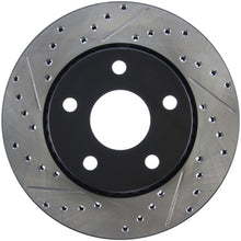 Load image into Gallery viewer, StopTech 07-13 Jeep Wrangler Slotted &amp; Drilled Right Front Rotor