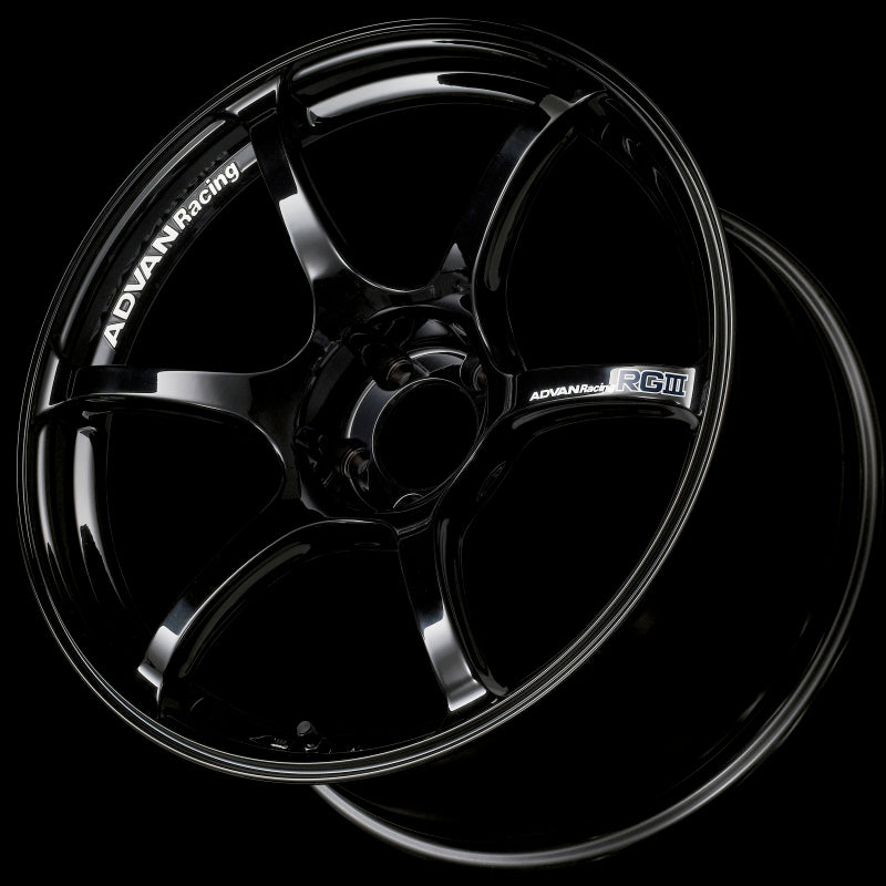 Advan RGIII 17x9.0 +35 5-114.3 Racing Gloss Black Wheel