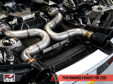 Load image into Gallery viewer, AWE Tuning McLaren 720S Performance Exhaust - Diamond Black Tips