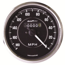 Load image into Gallery viewer, Autometer Cobra 4 inch 0-180 MPH Mechanical Speedometer