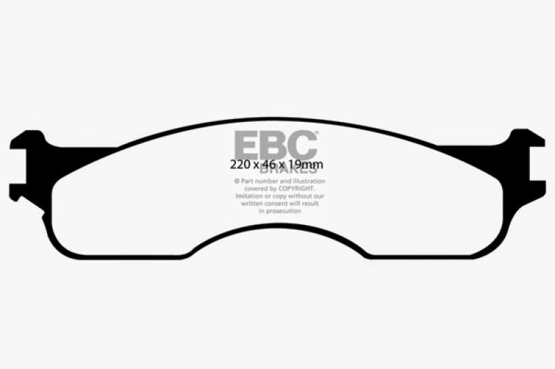 EBC 04 Dodge Ram SRT-10 8.3 Ultimax2 Front Brake Pads