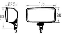 Load image into Gallery viewer, Hella Headlamp Zfh Yellow 0/180Gr Swmk Mg 1Fd