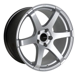 Enkei T6S 17x8 45mm Offset 5x112 Bolt Pattern 72.6 Bore Matte Silver Wheel