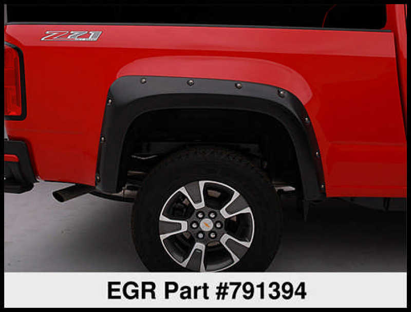 EGR 15+ Chevy Colorado 5ft Bed Bolt-On Look Fender Flares - Set