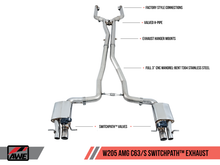 Load image into Gallery viewer, AWE Tuning Mercedes-Benz W205 AMG C63/S Sedan SwitchPath Exhaust System - for DPE Cars