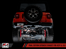 Load image into Gallery viewer, AWE Tuning 2018+ Jeep Wrangler JL/JLU 2.0T Trail Edition Cat-Back Exhaust