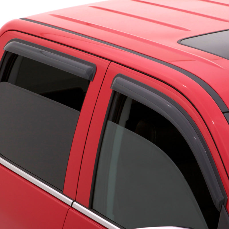 AVS 11-18 Mitsubishi Outlander (Excl. Sport) Ventvisor Outside Mount Window Deflectors 4pc - Smoke