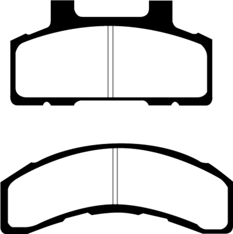 EBC 93-96 Buick Century 2.2 Redstuff Front Brake Pads