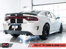 Load image into Gallery viewer, AWE Tuning 2017+ Dodge Charger 5.7L Touring Edition Exhaust - Non-Resonated - Chrome Silver Tips