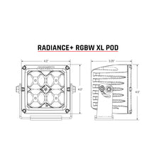 Load image into Gallery viewer, Rigid Industries Radiance+ Pod XL RGBW - Pair