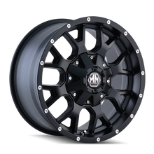 Load image into Gallery viewer, Mayhem 8015 Warrior 20x9 / 6x135 BP / 18mm Offset / 106mm Hub Matte Black Wheel