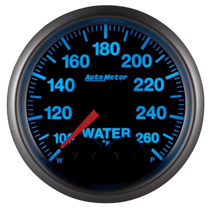 Autometer Elite 52mm 100-260 Degress F Water Temperature Peak and Warn Gauge w/ Electonic Control