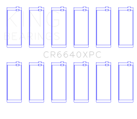 King Engine Bearings BMW M20 & M50 2.0L/2.5L/2.7L Coated Performance Rod Bearing Set