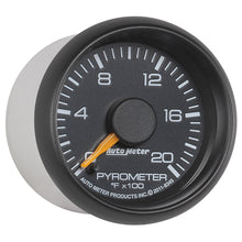 Load image into Gallery viewer, Autometer Factory Match Chevy 2-1/16in FSE 0-2000 Pyro Kit Gauge