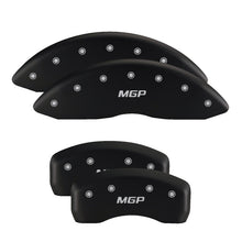 Load image into Gallery viewer, MGP 4 Caliper Covers Engraved Front &amp; Rear MGP Red finish silver ch