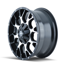 Load image into Gallery viewer, Mayhem 8015 Warrior 18x9 / 5x150 BP / -12mm Offset / 110mm Hub Black/Machined Face Wheel