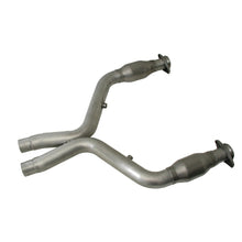 Load image into Gallery viewer, BBK 11-14 Mustang 5.0 Short Mid X Pipe With Catalytic Converters 3.0 For BBK Long Tube Headers