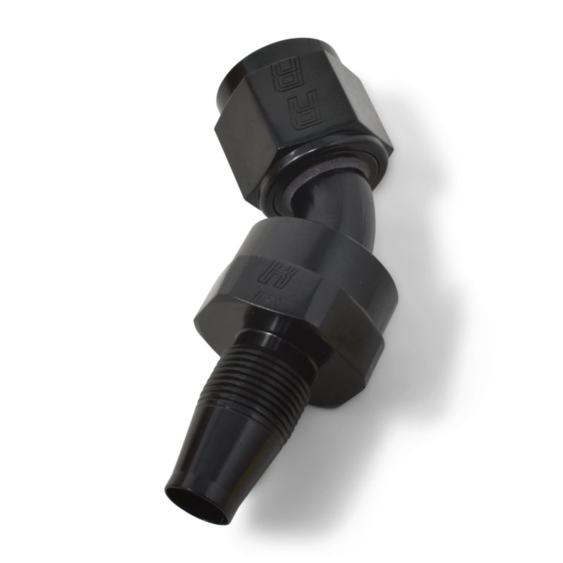 Russell Performance -10 AN 45 Degree Hose End Without Socket - Black