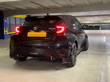 Load image into Gallery viewer, Rally Armor 20-25 Toyota GR Yaris Black Mud Flap w/Grey Logo