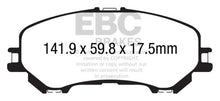 Load image into Gallery viewer, EBC 14+ Nissan Rogue 2.5 2 row seating Yellowstuff Front Brake Pads