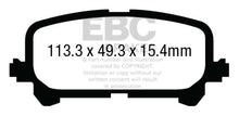 Load image into Gallery viewer, EBC 14+ Acura MDX 3.5 Yellowstuff Rear Brake Pads