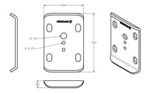 Load image into Gallery viewer, Ridetech U-Bolt Plate for 3in Axle Tube