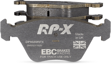 Load image into Gallery viewer, EBC Racing 1996+ Lotus Elise (Series 1-3) RP-X Race Front Brake Pads